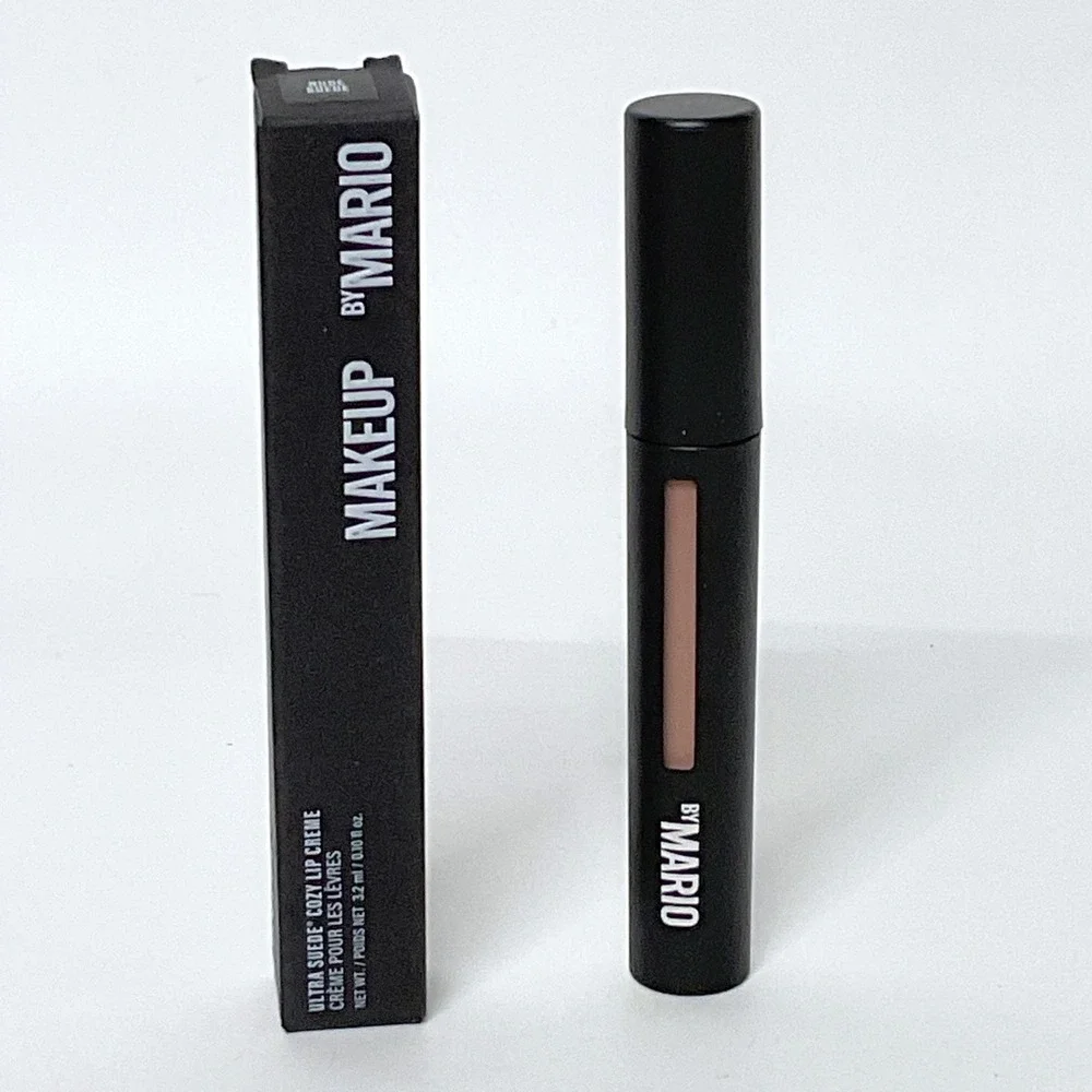 MAKEUP BY MARIO Ultra Suede Cozy Lip Creme Liquid Lipstick Nude Suede 0.10oz NEW